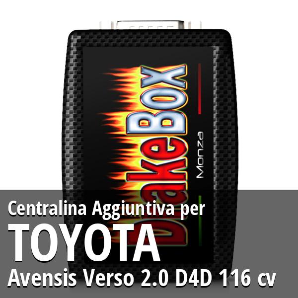 Centralina Aggiuntiva Toyota Avensis Verso 2.0 D4D 116 cv