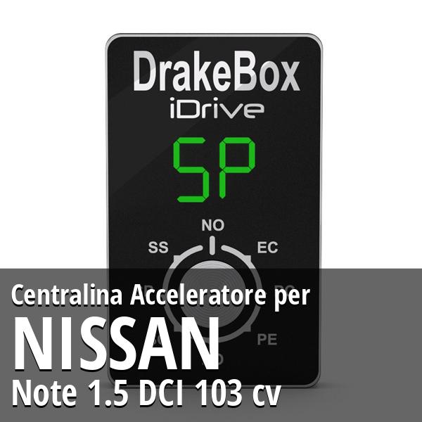 Centralina Nissan Note 1.5 DCI 103 cv Acceleratore