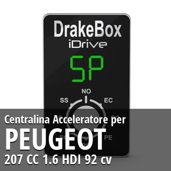 Centralina Peugeot 207 CC 1.6 HDI 92 cv Acceleratore